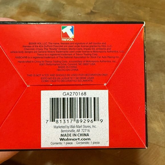 2008 Jeff Gordon #24 Race Car NASCAR Christmas Ornament New in Box - Picture 4 of 11